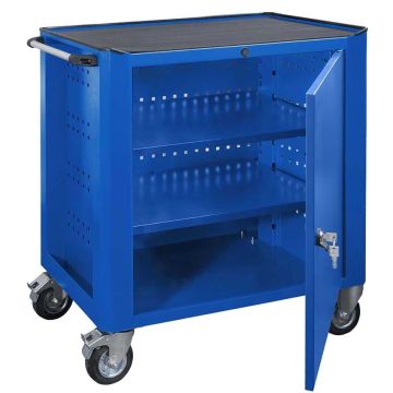 Servante d'atelier professionnelle - 2 tablettes réglables