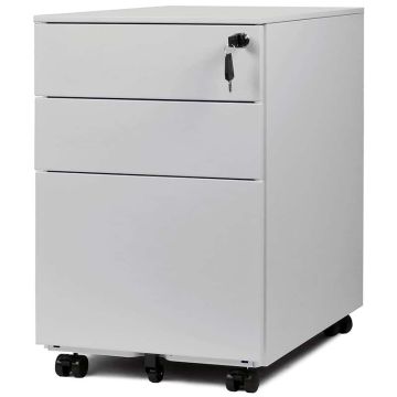 Caisson mobile à tiroirs - Gris