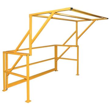 Barrière écluse basculante - Position levée