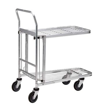 Chariot manutention à plateau réglable