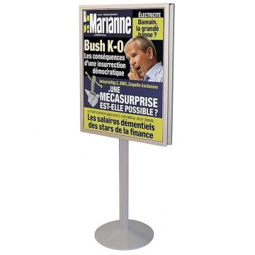 Porte-affiche intérieur sur pied