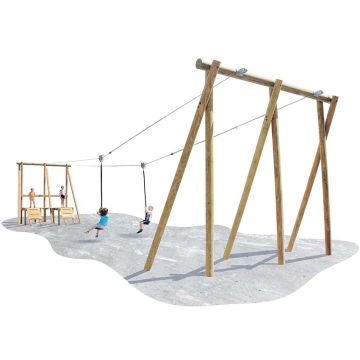 Double tyrolienne 20 m