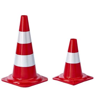 Cônes de signalisation 30 ou 50 cm