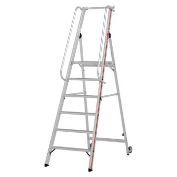 Escabeau rayonnage - 6 marches