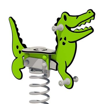 Jeu sur ressort Crocodile