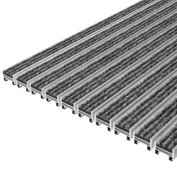 Tapis structure aluminium haute résistance H. 22 mm Tapis structure aluminium haute résistance H. 22 mm
