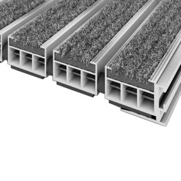 Tapis structure alu - H. 19 mm