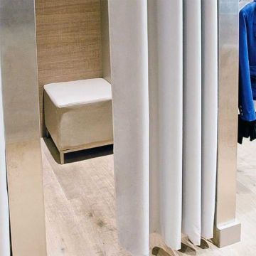 Rideau cabine d'essayage