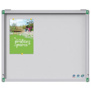 Vitrine murale à porte relevable