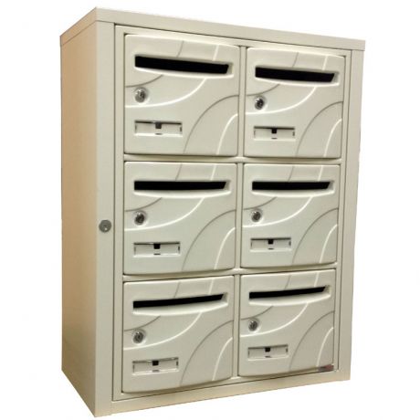 Installer un bloc de boites aux lettres collectives